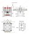 Контактор электромагнитный CJ40-1000,1000А, 220В, 4NO 2NC CNC 