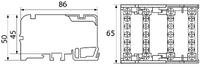 Шина нулевая в корпусе BTF407 4P 125A 4x7 690V ( BTF407 ) 