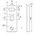 Шины переходные 3/5 (3 шт.) прямая к FMC5 ( KSHP35 )