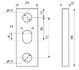 Шины переходные 3/6 (3 шт.) прямая к FMC6 ( KSHP36 )