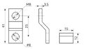 Шини перехідні 3/2 (3 шт.) пряма до FMC2 ( KSHP32 )