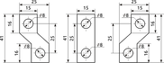 Шины переходные 3/2 (3 шт.) расширительная до FMC2 ( KSHP323 )