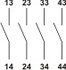 Вспомогательный контакт фронтального исполнения 4NO до FC1-4 ACTFC1-4 40 ( ACTFC1440 )