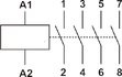 Магнитный пускатель  MCF3 20A 4NО 230V модульный ( MCF32040230 )
