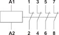 Магнитный пускатель  MCF3 25A 4NC 24V модульный ( MCF32504024 )