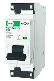 Автоматичний вимикач FB1-125 ECO 1P С 80А ( FB1C1080 )
