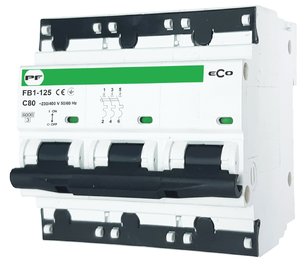Автоматический выключатель FB1-125 ECO 3P С 125А (FB1C3125) 3-х фазний