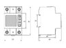 Однофазне реле контролю струму та напруги FRVA1-63A з функцією пароля PROMFACTOR (FRVA1-63A)