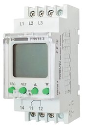 Цифровое реле контроля напряжения (1контакт) FRV15 3 АС 1С/О трехфазное ( FRV15 3 )