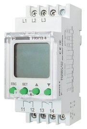 Цифровое реле контроля напряжения 2 контакта FRV15 4 АС 1NO+1NC трехфазное ( FRV15 4 )