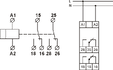 Реле времени с задержкой на включение двухканального FRT14 43 AC/DC 1ф ( FRT14 43 )