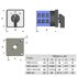 Перемикач кулачковий ПКП 100А 1-0-2 триполюсний (PKP100102)