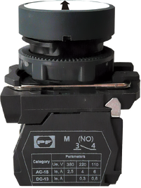 Вимикач кнопковий пластиковий FP5-AA3341 1NO білий